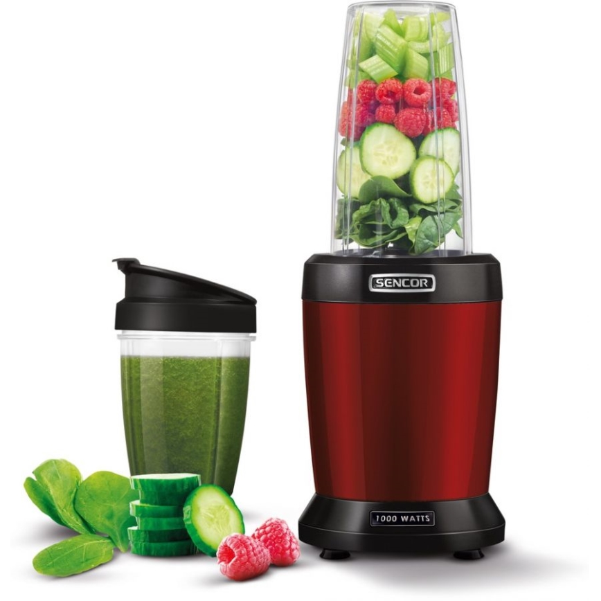 Sencor - Licuadora Nutri Smoothie 1000W/230V roja