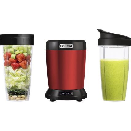 Sencor - Licuadora Nutri Smoothie 1000W/230V roja