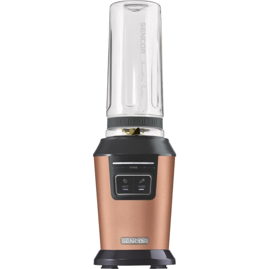 Sencor - Batidora para smoothies con accesorios 800W/230V, acabado en cobre