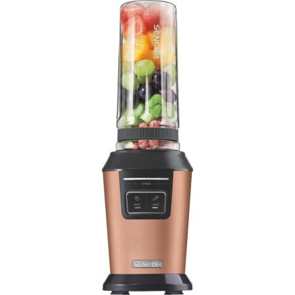 Sencor - Batidora para smoothies con accesorios 800W/230V, acabado en cobre