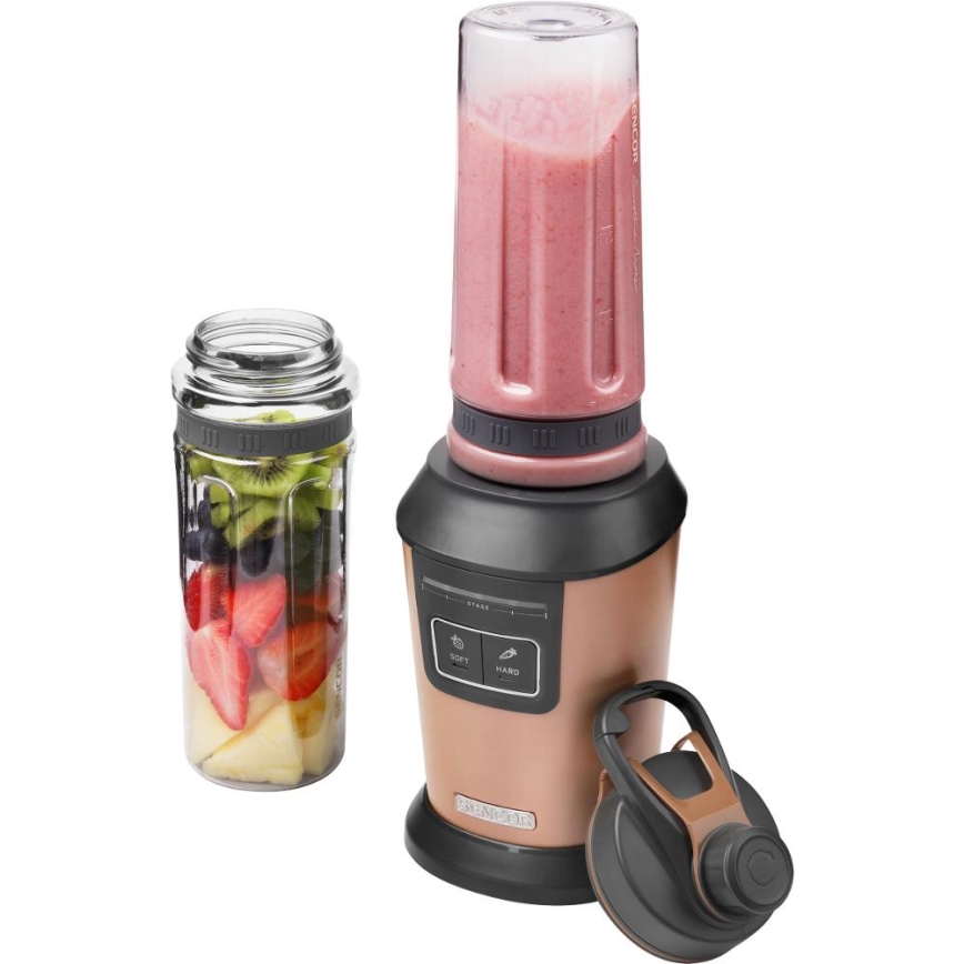 Sencor - Batidora para smoothies con accesorios 800W/230V, acabado en cobre
