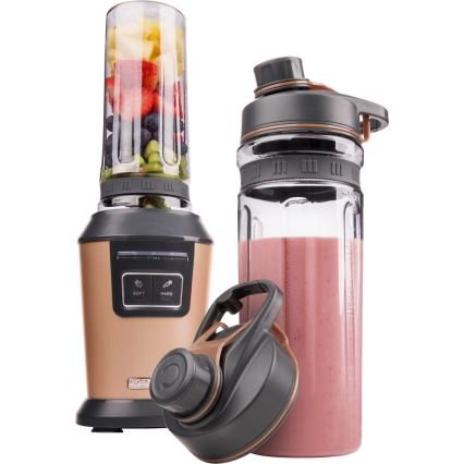 Sencor - Batidora para smoothies con accesorios 800W/230V, acabado en cobre