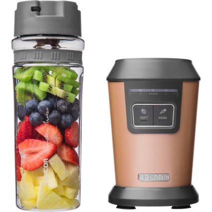 Sencor - Batidora para smoothies con accesorios 800W/230V, acabado en cobre