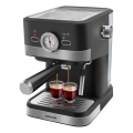 Sencor - Cafetera espresso de palanca 1050W/230V negra/cromo mate