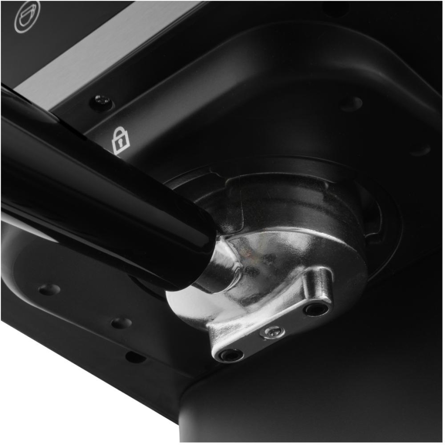 Sencor - Cafetera espresso de palanca 1050W/230V negra/cromo mate