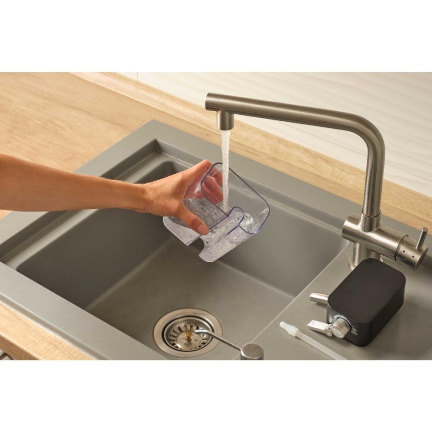 Sencor - Cafetera espresso de palanca 1350W/230V negro/cromo mate