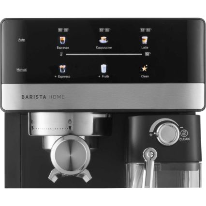 Sencor - Cafetera espresso de palanca 1350W/230V negro/cromo mate