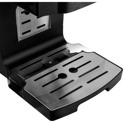 Sencor - Cafetera espresso de palanca 1450W/230V negra/cromo mate