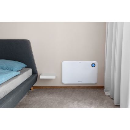 Sencor - Calefactor convectivo con pantalla LCD y termostato 750W/1500W/230V IP24