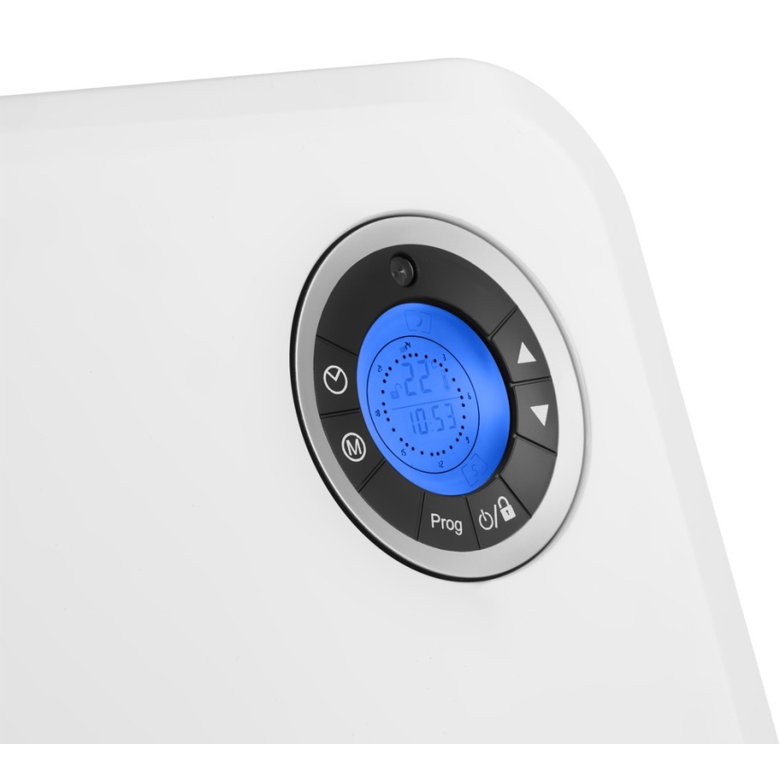 Sencor - Calefactor convectivo con pantalla LCD y termostato 750W/1500W/230V IP24