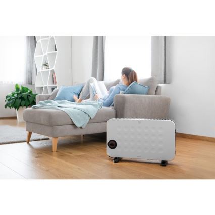 Sencor - Calefactor/convector eléctrico 750/1250/2000W con termostato