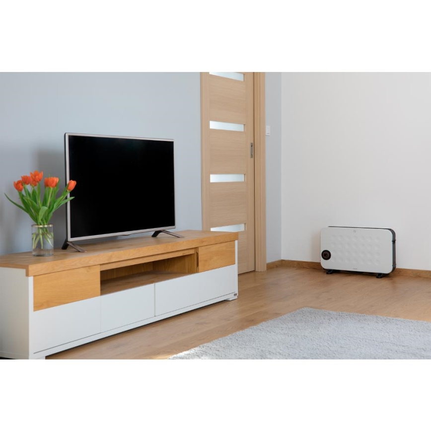 Sencor - Calefactor/convector eléctrico 750/1250/2000W con termostato