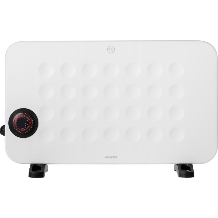 Sencor - Calefactor/convector eléctrico 750/1250/2000W con termostato