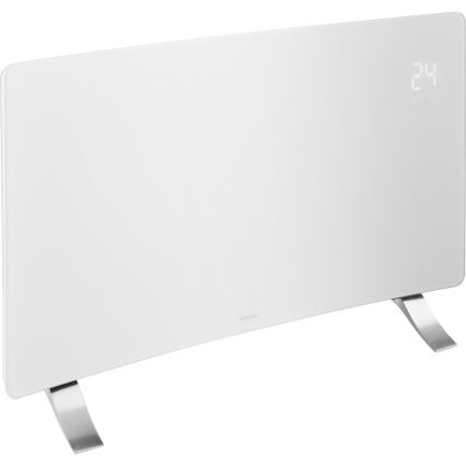 Sencor - Calefactor eléctrico inteligente/convector 1200/2400W/230V IP24 Wi-Fi blanco