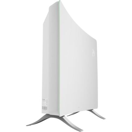 Sencor - Calefactor eléctrico inteligente/convector 1200/2400W/230V IP24 Wi-Fi blanco