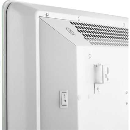 Sencor - Calefactor eléctrico inteligente/convector 1200/2400W/230V IP24 Wi-Fi blanco