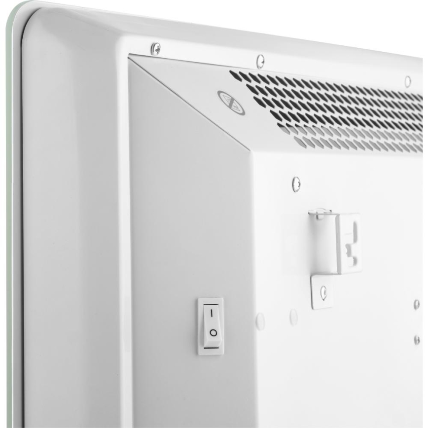 Sencor - Calefactor eléctrico inteligente/convector 1200/2400W/230V IP24 Wi-Fi blanco