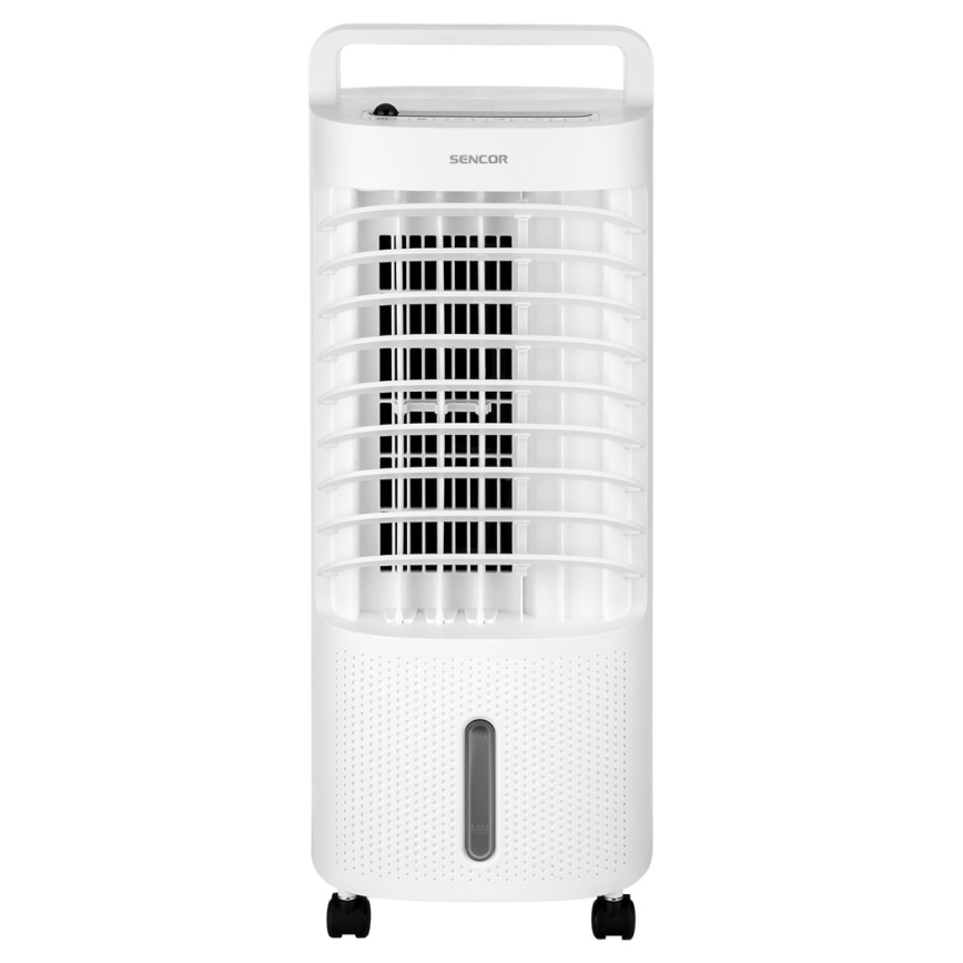 Sencor - Climatizador móvil con pantalla LED 3en1 45W/230V blanco + mando a distancia