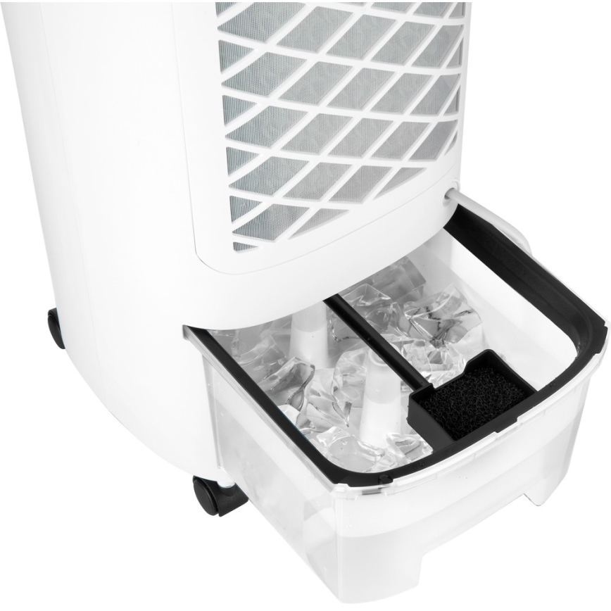 Sencor - Climatizador móvil con pantalla LED 3en1 45W/230V blanco + mando a distancia