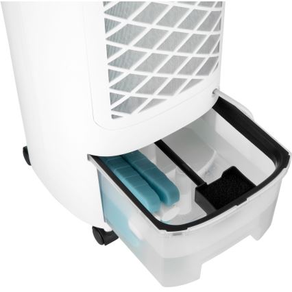 Sencor - Climatizador móvil con pantalla LED 3en1 45W/230V blanco + mando a distancia