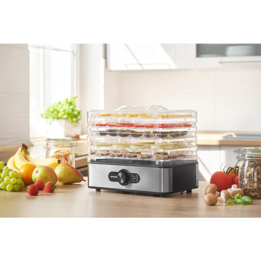 Sencor - Deshidratador de alimentos con control de temperatura 700 W/230 V