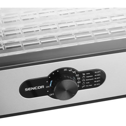 Sencor - Deshidratador de alimentos con control de temperatura 700 W/230 V