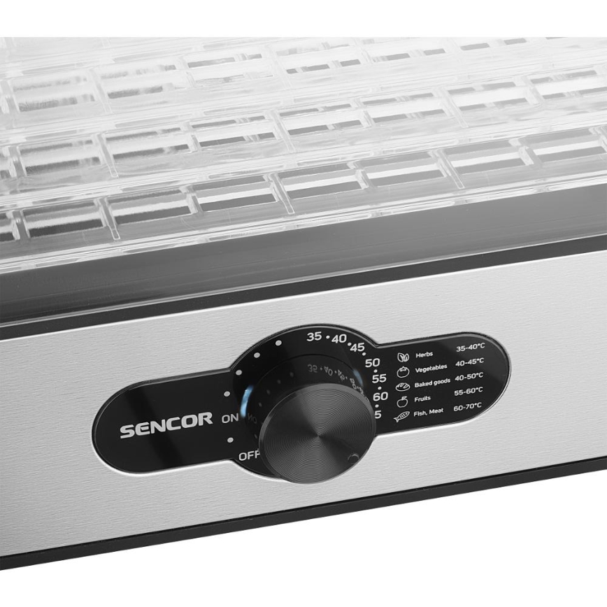 Sencor - Deshidratador de alimentos con control de temperatura 700 W/230 V
