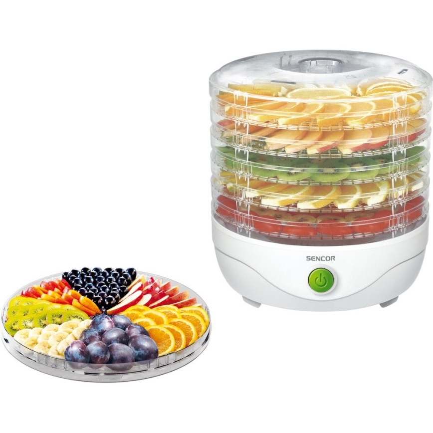 Sencor - Deshidratador de alimentos con termorregulación 250W/230V