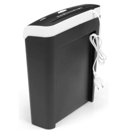 Sencor - Destructora de papel A4 volumen 7 l 230V negro