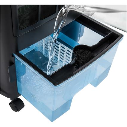 Sencor - Enfriador de aire móvil 3 en 1 110W/230V plata/negro + mando a distancia