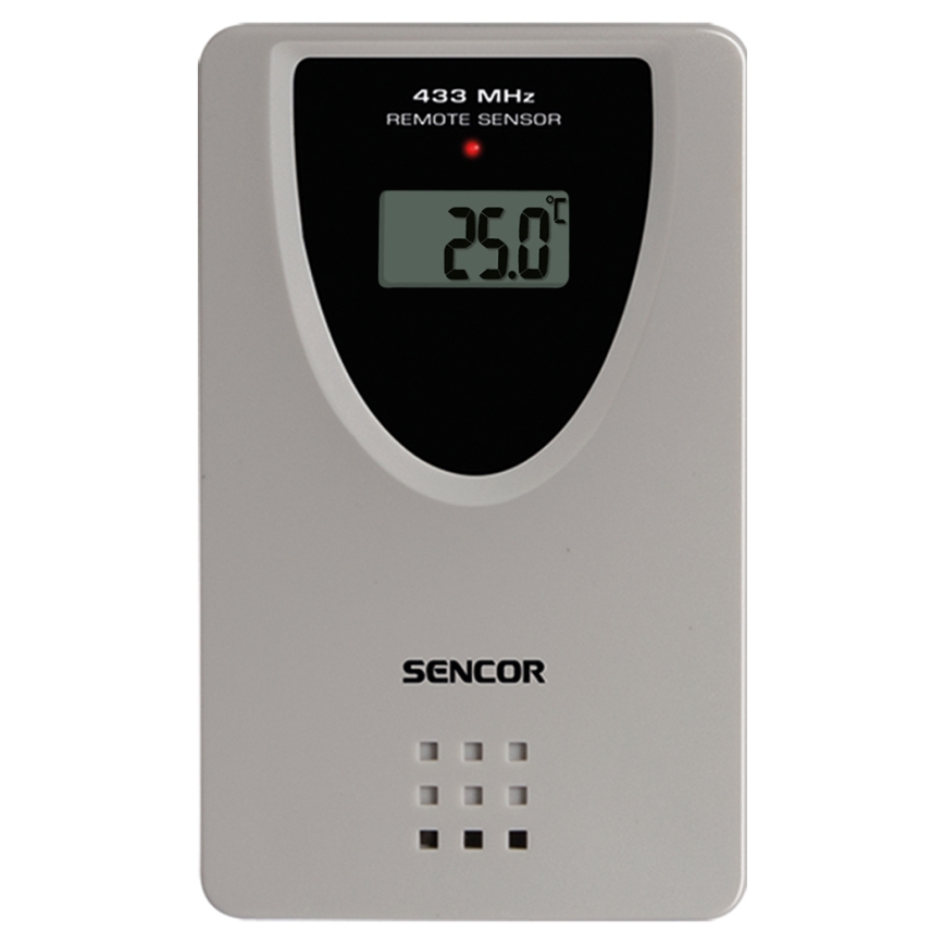 Sencor - Estacion meteorologica con color LCD display, despertador y proyector 2xAA + 2xAAA