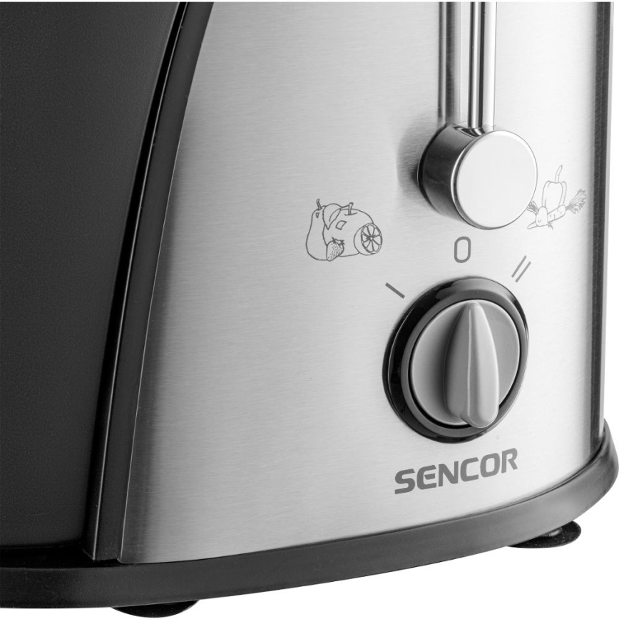 Sencor - Extractor de zumos 400W/230V cromo mate/negro
