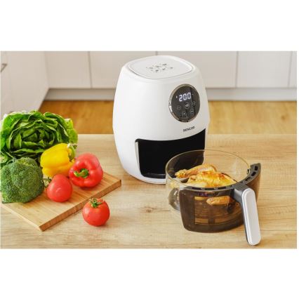 Sencor - Freidora de aire 3,5 l 1300 W/230 V blanca