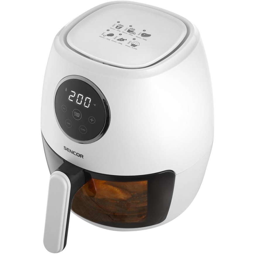 Sencor - Freidora de aire 3,5 l 1300 W/230 V blanca