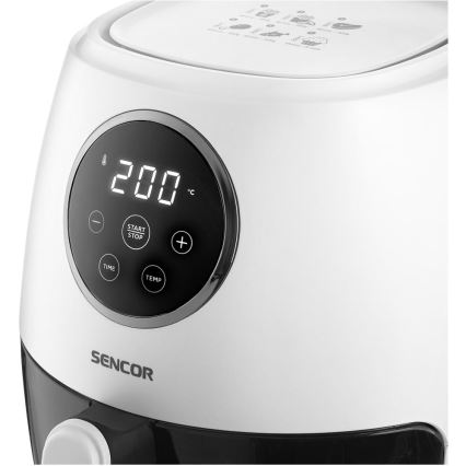 Sencor - Freidora de aire 3,5 l 1300 W/230 V blanca