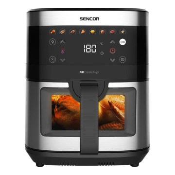 Sencor - Freidora de aire caliente 9 l 1700W/230V negra/cromo mate