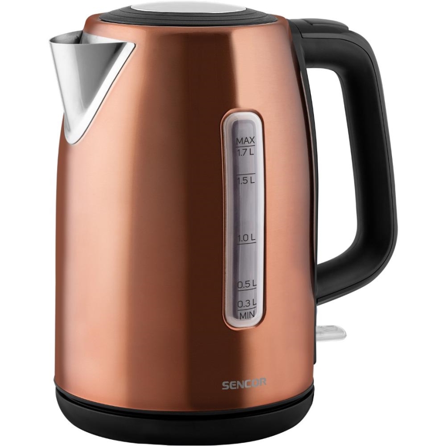 Sencor - Hervidor 1,7 l 2200W/230V cobre