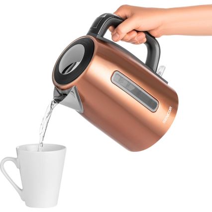 Sencor - Hervidor 1,7 l 2200W/230V cobre