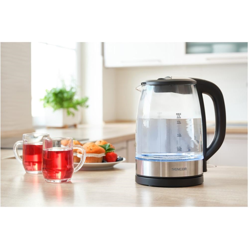 Sencor - Hervidor 1,7 l 2200W/230V