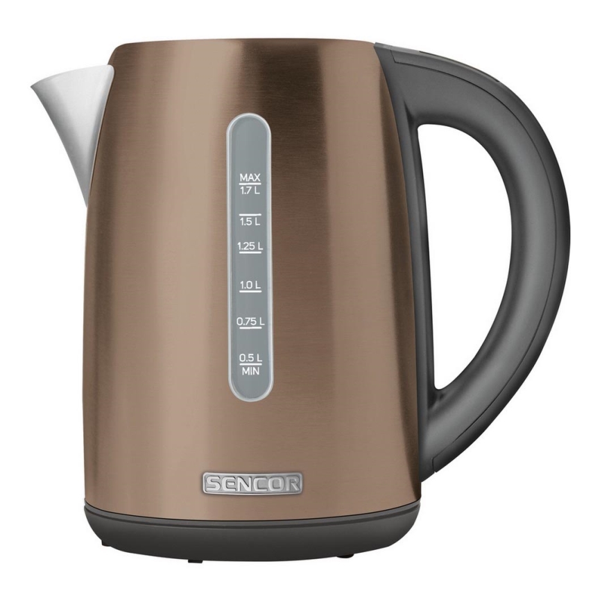 Sencor - Hervidor con termorregulación 1,7 l 2150W/230V marrón