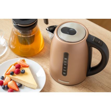 Sencor - Hervidor con termorregulación 1,7 l 2150W/230V marrón