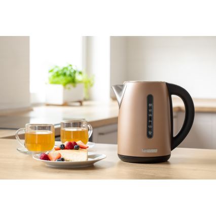 Sencor - Hervidor con termorregulación 1,7 l 2150W/230V marrón