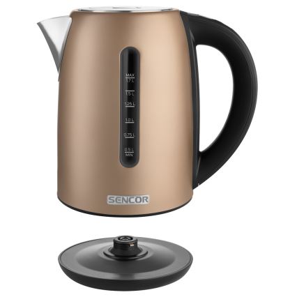 Sencor - Hervidor con termorregulación 1,7 l 2150W/230V marrón