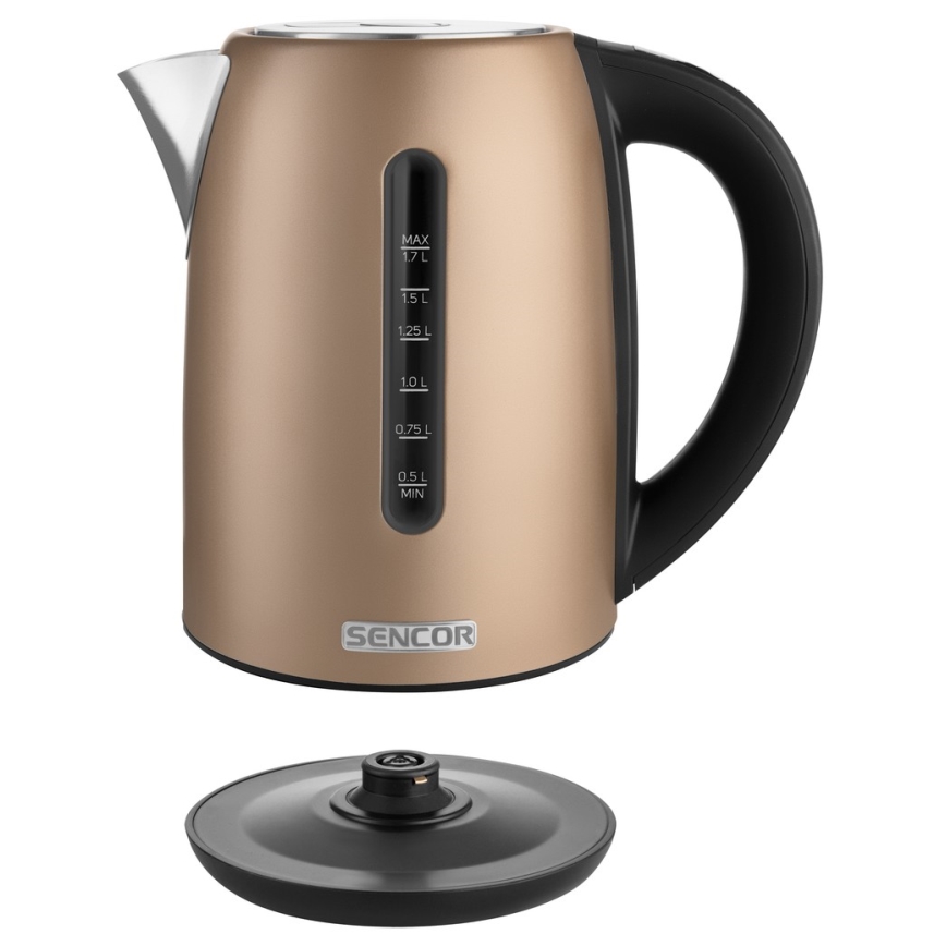 Sencor - Hervidor con termorregulación 1,7 l 2150W/230V marrón