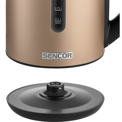 Sencor - Hervidor con termorregulación 1,7 l 2150W/230V marrón