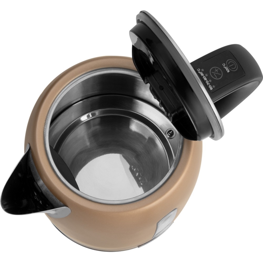 Sencor - Hervidor con termorregulación 1,7 l 2150W/230V marrón