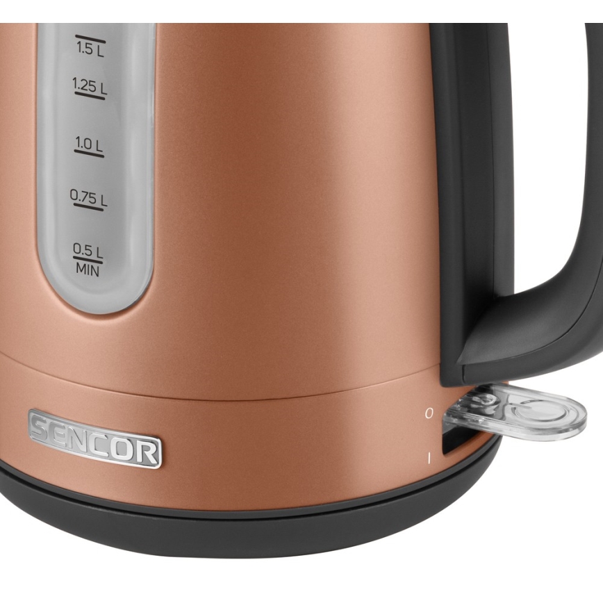 Sencor - Hervidor eléctrico 1,7 l 2150W/230V cobre