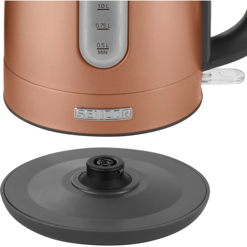 Sencor - Hervidor eléctrico 1,7 l 2150W/230V cobre