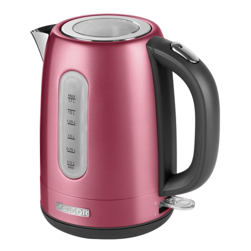 Sencor - Hervidor eléctrico 1,7 l 2150W/230V rosa