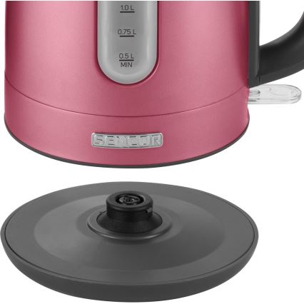 Sencor - Hervidor eléctrico 1,7 l 2150W/230V rosa